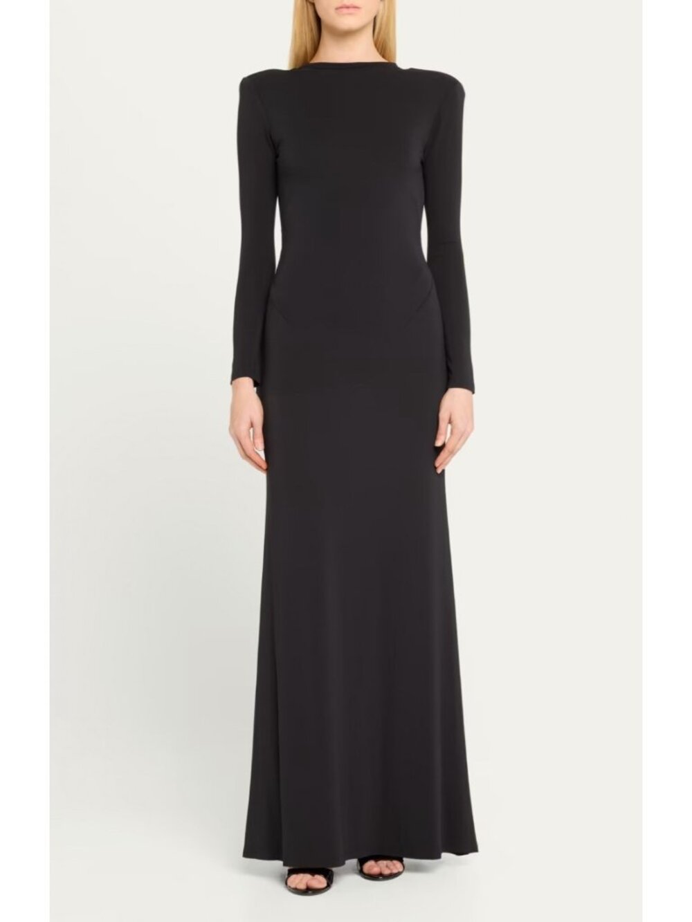 NWT Rachel Gilbert Clove Long Sleeve Maxi Gown